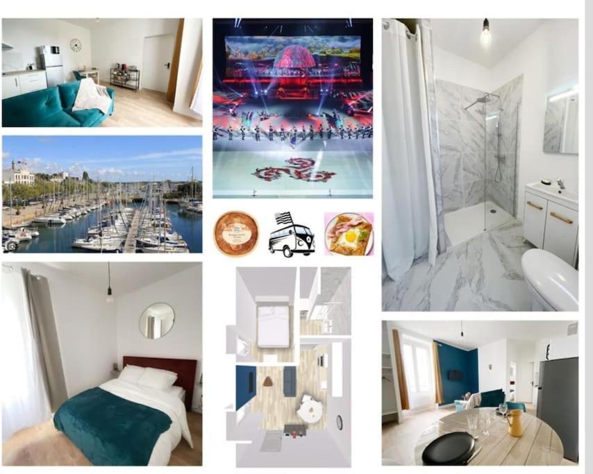 Lorient T2 , Hypercentre , Fibre ,Gare Apartment Exterior photo